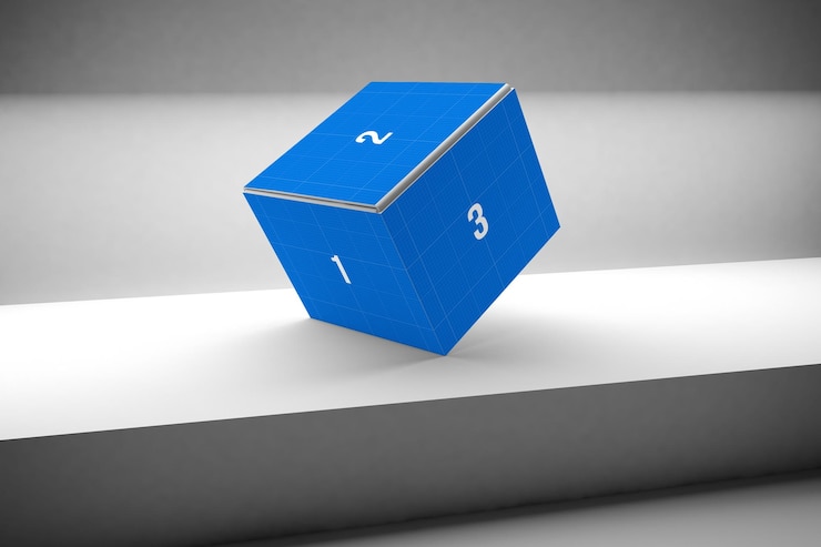 PSD maqueta de caja