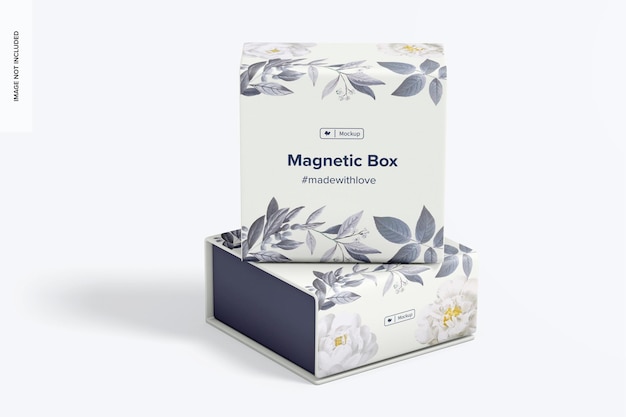 Maqueta de Cajas Magnéticas, Vista Frontal