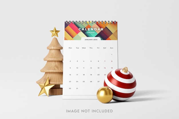 Maqueta del calendario