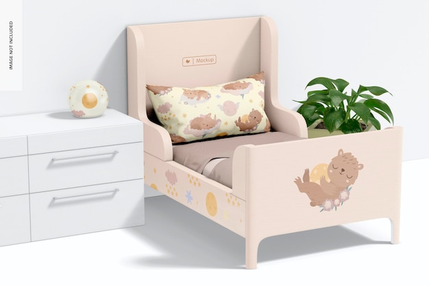 Maqueta de cama infantil