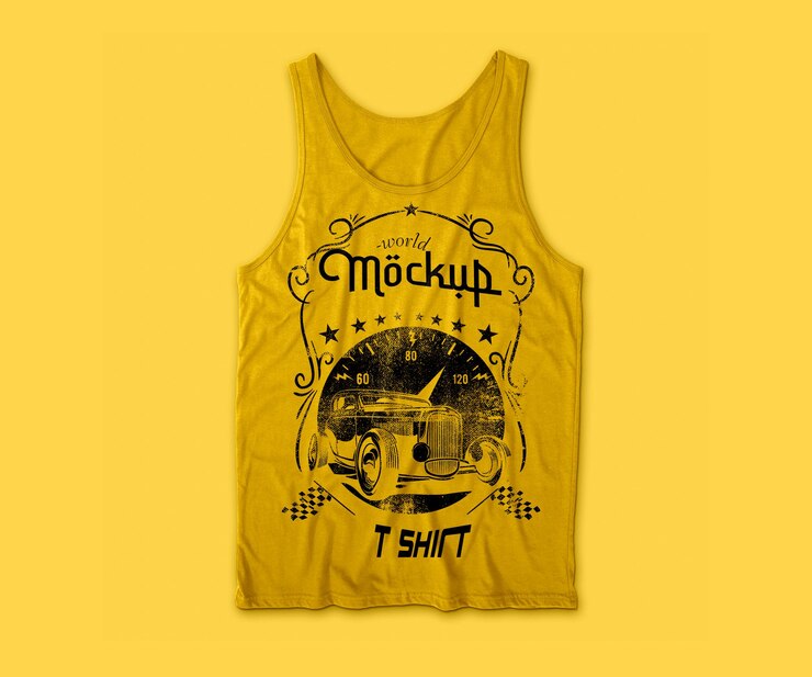 Maqueta de camisa de entrenamiento PSD mejor que ayer