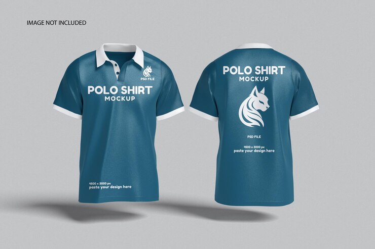 maqueta de camisa de polo