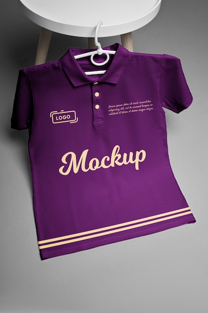 Maqueta de camisa de polo