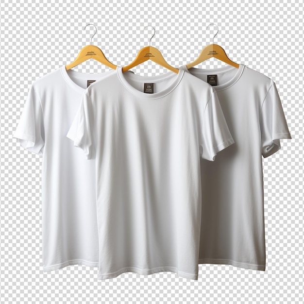 PSD maqueta de camiseta blanca aislada en blanco