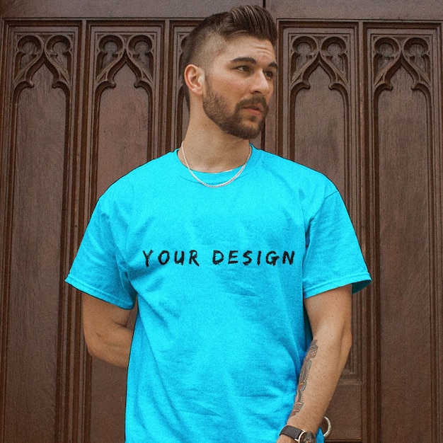 Maqueta de camiseta Hombre 10