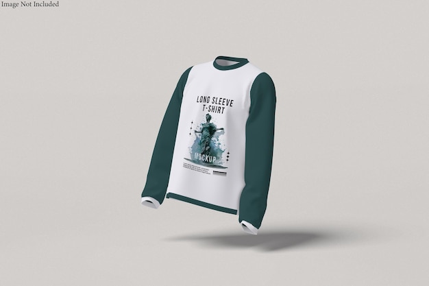 Maqueta de camiseta de manga larga
