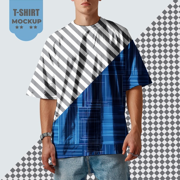 Maqueta de camiseta con Maqueta completa de la camiseta