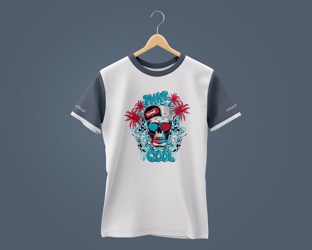 maqueta de camiseta masculina