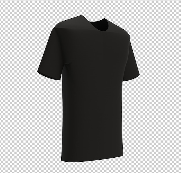 PSD maqueta de camiseta negra psd