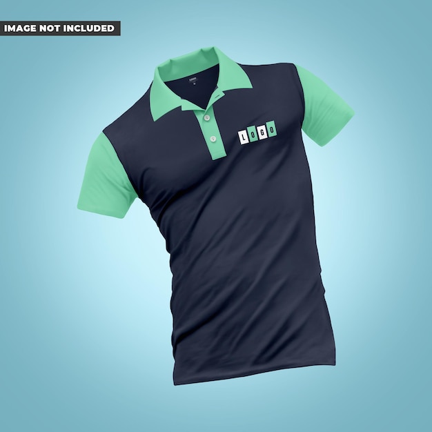 Maqueta de camiseta polo