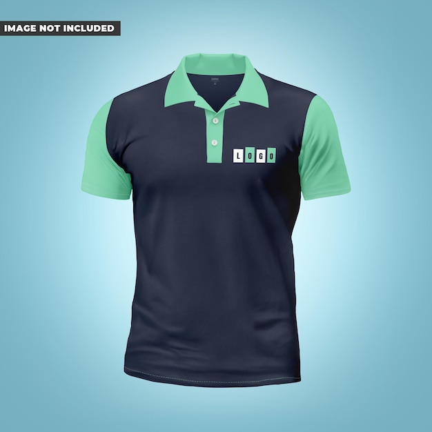 Maqueta de camiseta polo