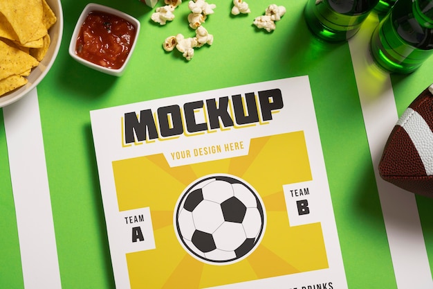 Maqueta del campeonato de fútbol americano