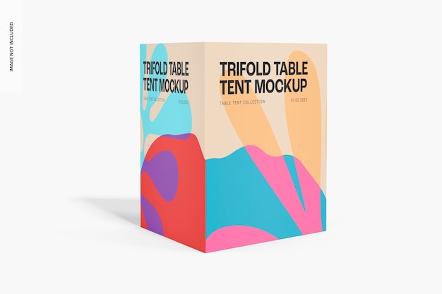 Maqueta de Carpa de Mesa Tríptico Pequeña, Vista Izquierda