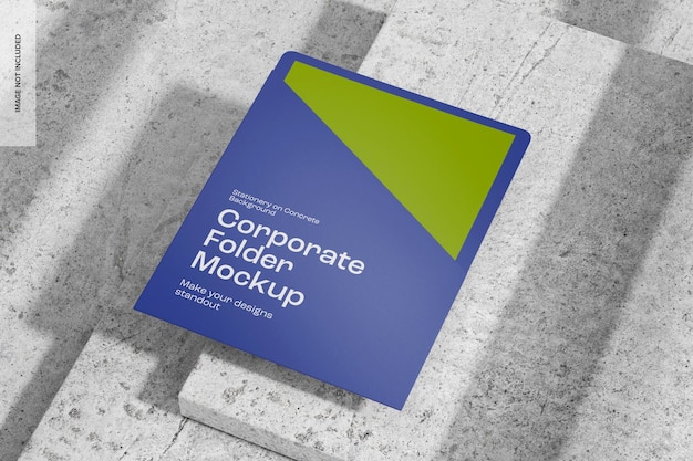 Maqueta de Carpeta Corporativa, Vista Derecha