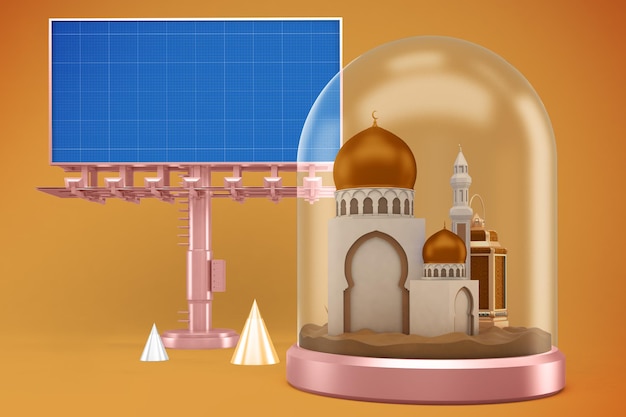 Maqueta de cartelera de Ramadán