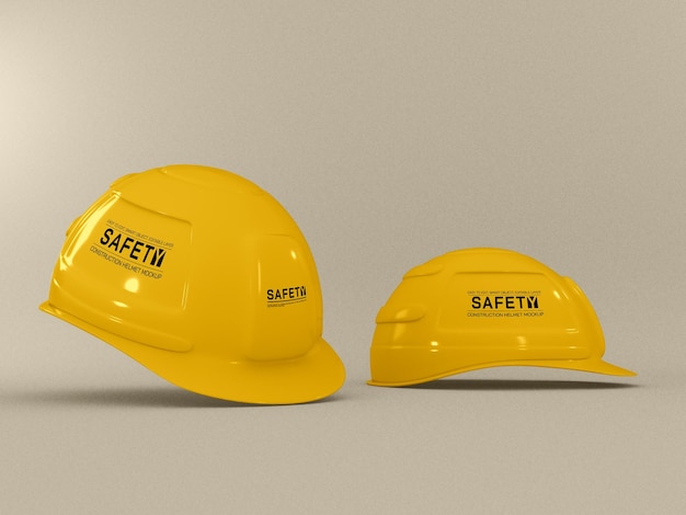 PSD maqueta de casco de construcción