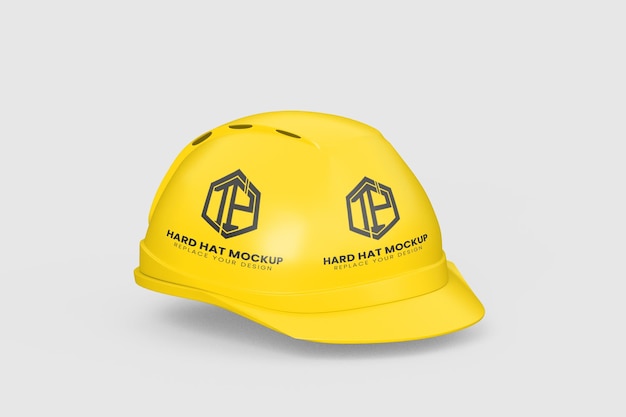 Una maqueta de casco con las letras maqueta de casco en él.