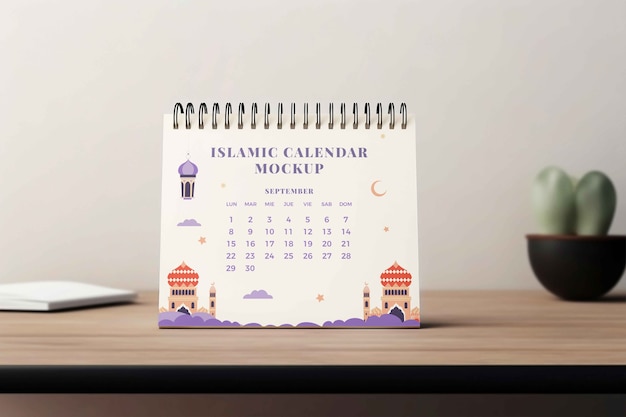 PSD maqueta de celebración del año nuevo islámico