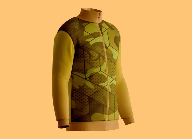 PSD maqueta de chaqueta bumb
