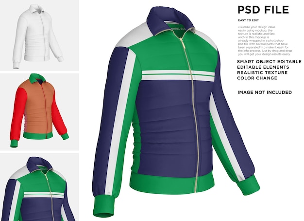 Maqueta de chaqueta cortavientos