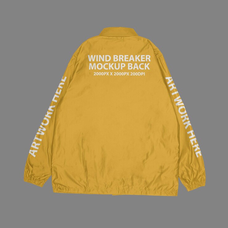 PSD maqueta de chaqueta winbreaker