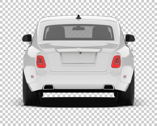 PSD maqueta de coche de lujo psd aislada sobre fondo transparente ilustración de renderizado 3d