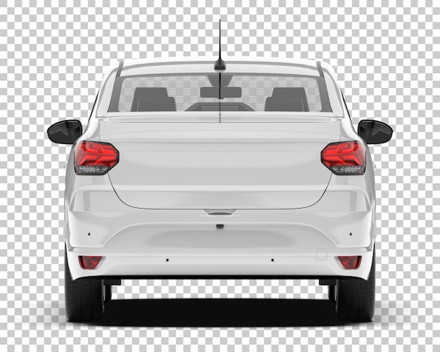 Maqueta de coche moderno PSD aislado sobre fondo transparente Ilustración de renderizado 3d