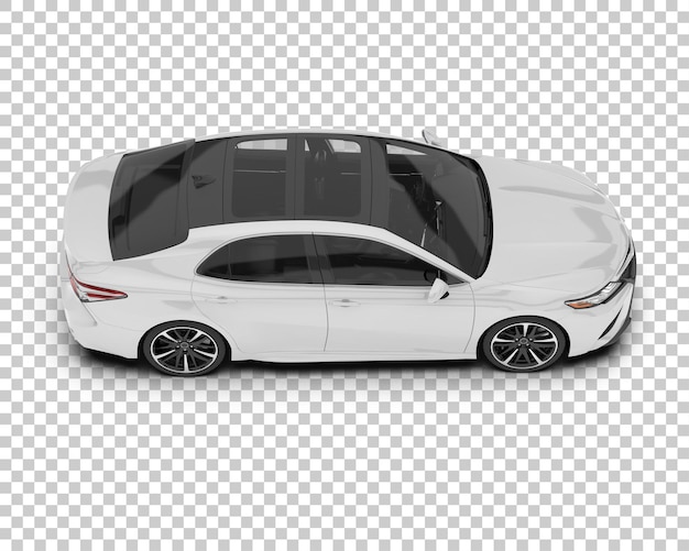 Maqueta de coche moderno PSD aislado sobre fondo transparente Ilustración de renderizado 3d
