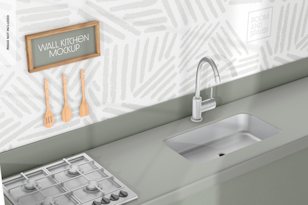 Maqueta de Cocina de Pared, Perspectiva
