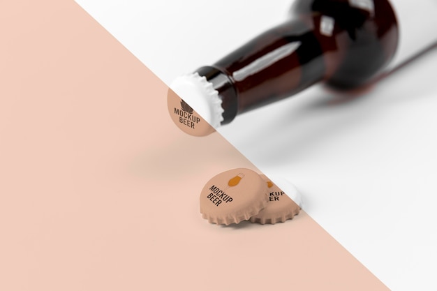 Maqueta de concepto de cerveza artesanal