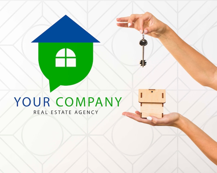 PSD maqueta del concepto inmobiliario