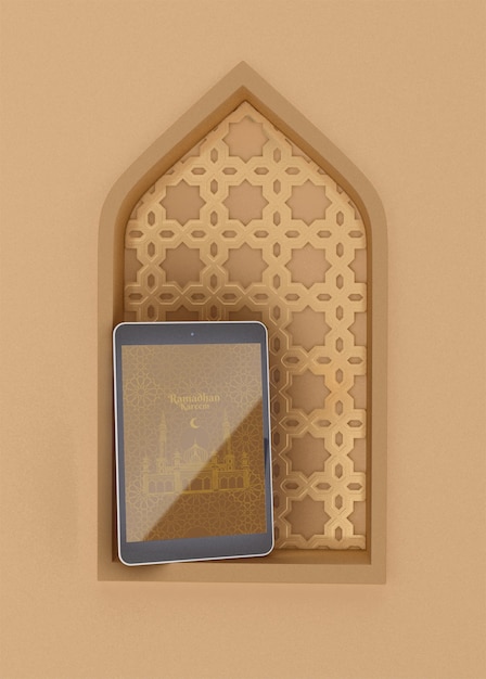 Maqueta del concepto de Ramadán Kareem