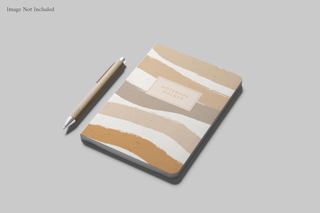 Maqueta de cuaderno simple