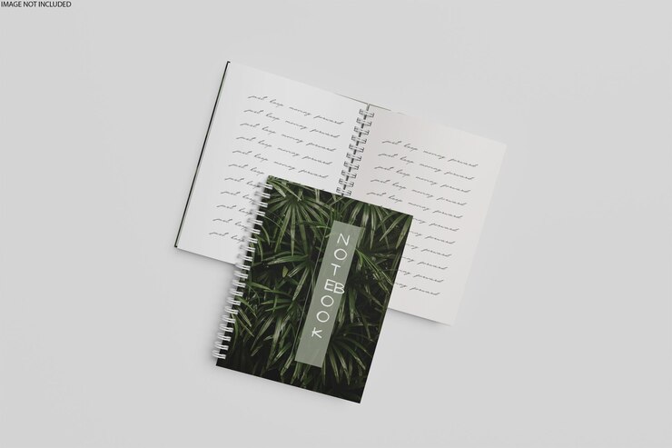 Maqueta de cuaderno