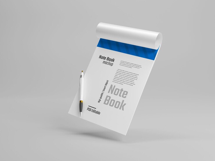 Maqueta de cuaderno