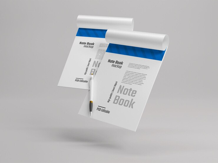Maqueta de cuaderno