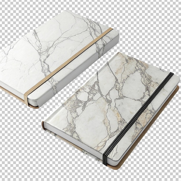 Maqueta de cuadernos de mármol