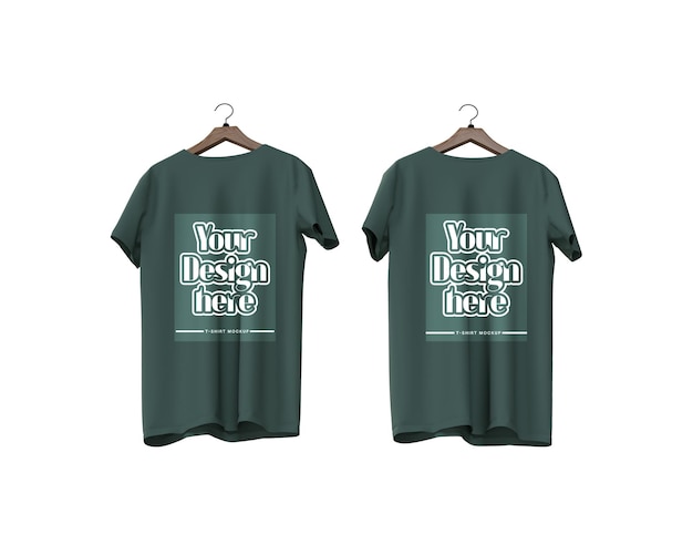 Maqueta delantera de la camiseta
