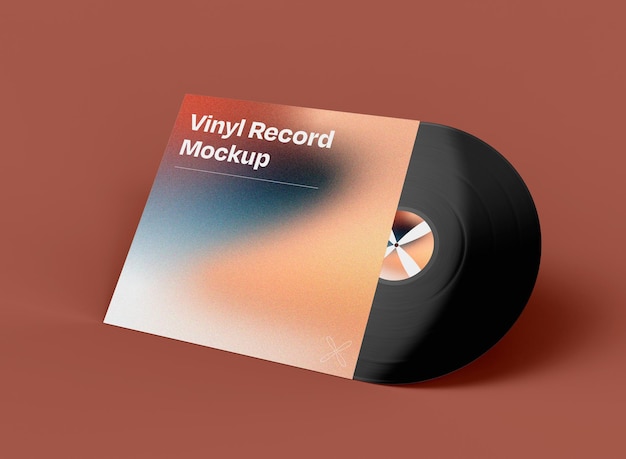 Maqueta de disco de vinilo