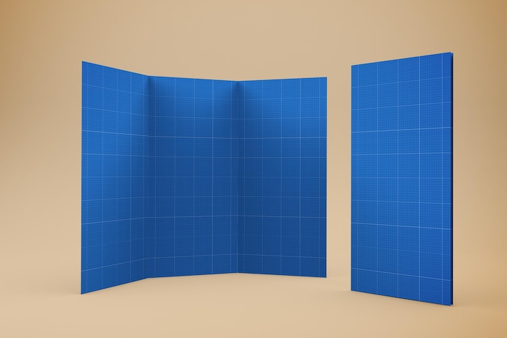 PSD maqueta de diseño de folleto