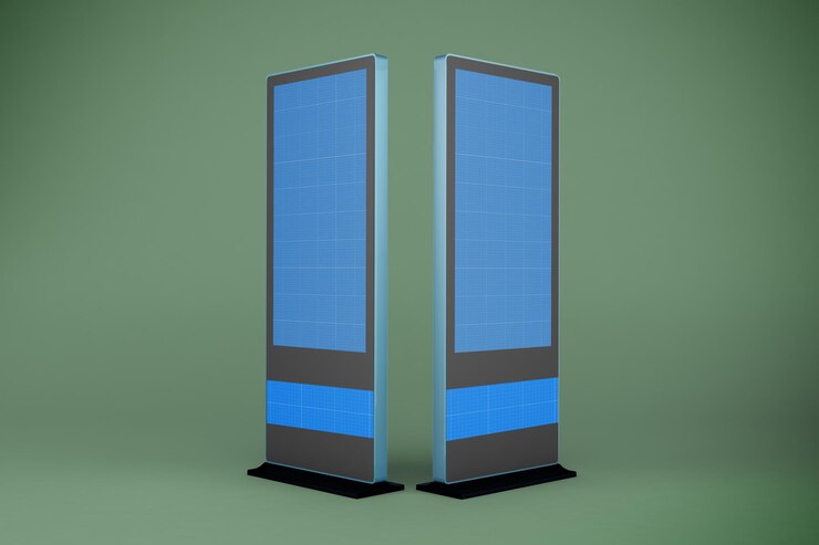 Maqueta de diseño de señalización digital