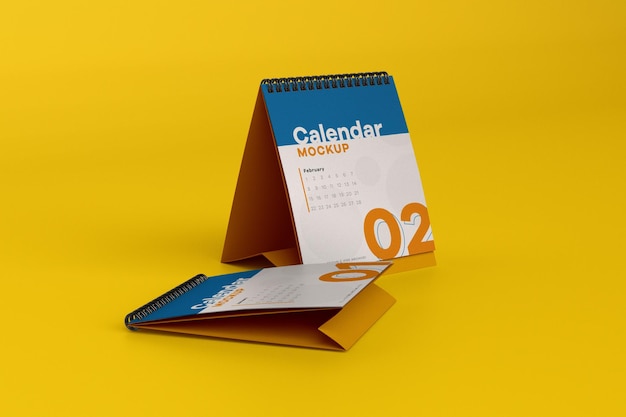 Maqueta de dos calendarios