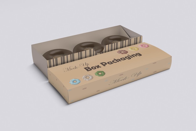 Maqueta de embalaje de la caja