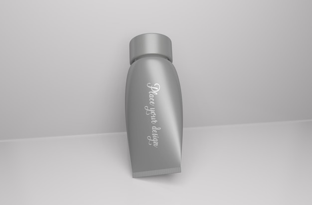 Maqueta de empaque de tubo cosmético hidratante para el cuidado de la piel premium psd