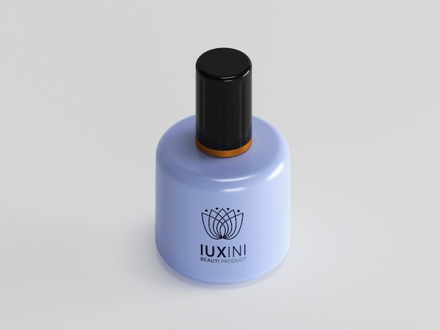 Maqueta de esmalte de uñas cosmético
