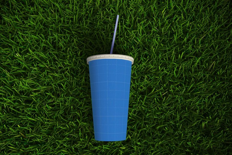 PSD maqueta de estadio de copa de soda