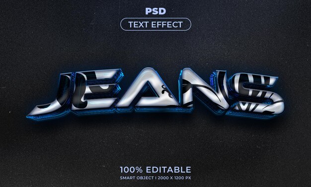 Maqueta de estilo de efecto de logotipo y texto editable en 3d con fondo abstracto oscuro