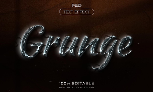 Maqueta de estilo de efecto de logotipo y texto editable en 3d con fondo abstracto oscuro