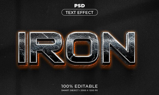 PSD maqueta de estilo de efecto de logotipo y texto editable en 3d con fondo abstracto oscuro