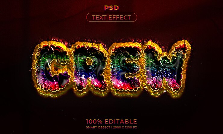 PSD maqueta de estilo de efecto de logotipo y texto editable en 3d con fondo abstracto oscuro